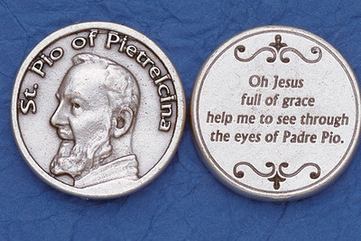 St. Padre Pio Pocket Coin